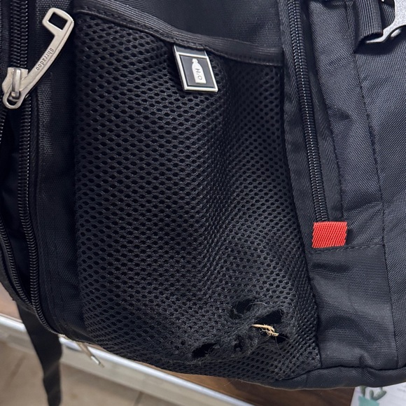 Large Backpack with Red Highlights - Picture 8 of 11